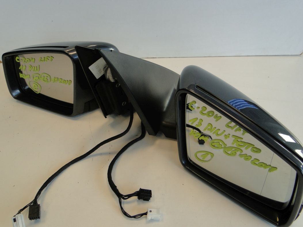 MERCEDES C KLASA W204 PO LIFCIE LUSTERKO PRAWE 13 PINÓW