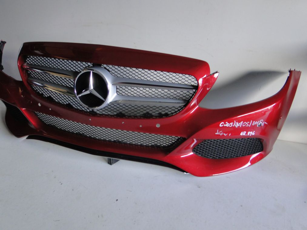 MERCEDES C KLASA W205 ZDERZAK AVANTGARDE Z GRILLEM - obrazek 2