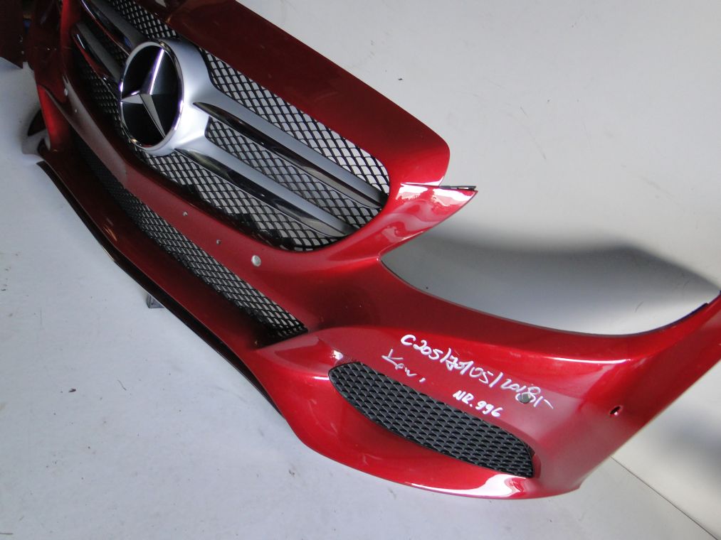 MERCEDES C KLASA W205 ZDERZAK AVANTGARDE Z GRILLEM - obrazek 3