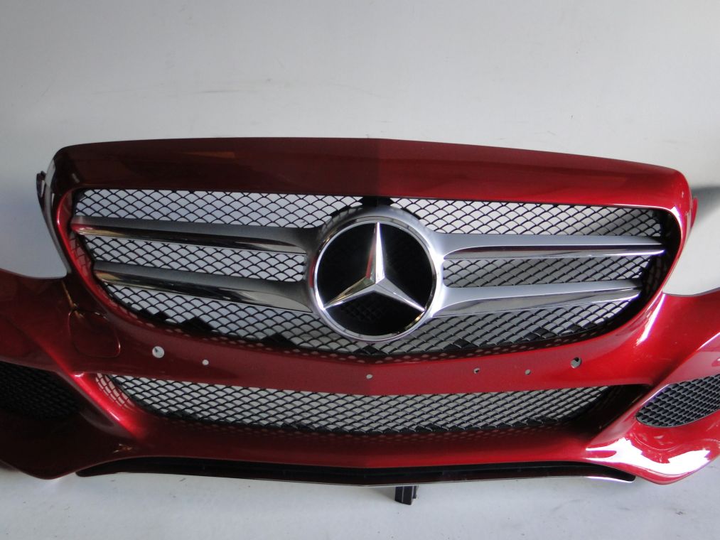 MERCEDES C KLASA W205 ZDERZAK AVANTGARDE Z GRILLEM - obrazek 4