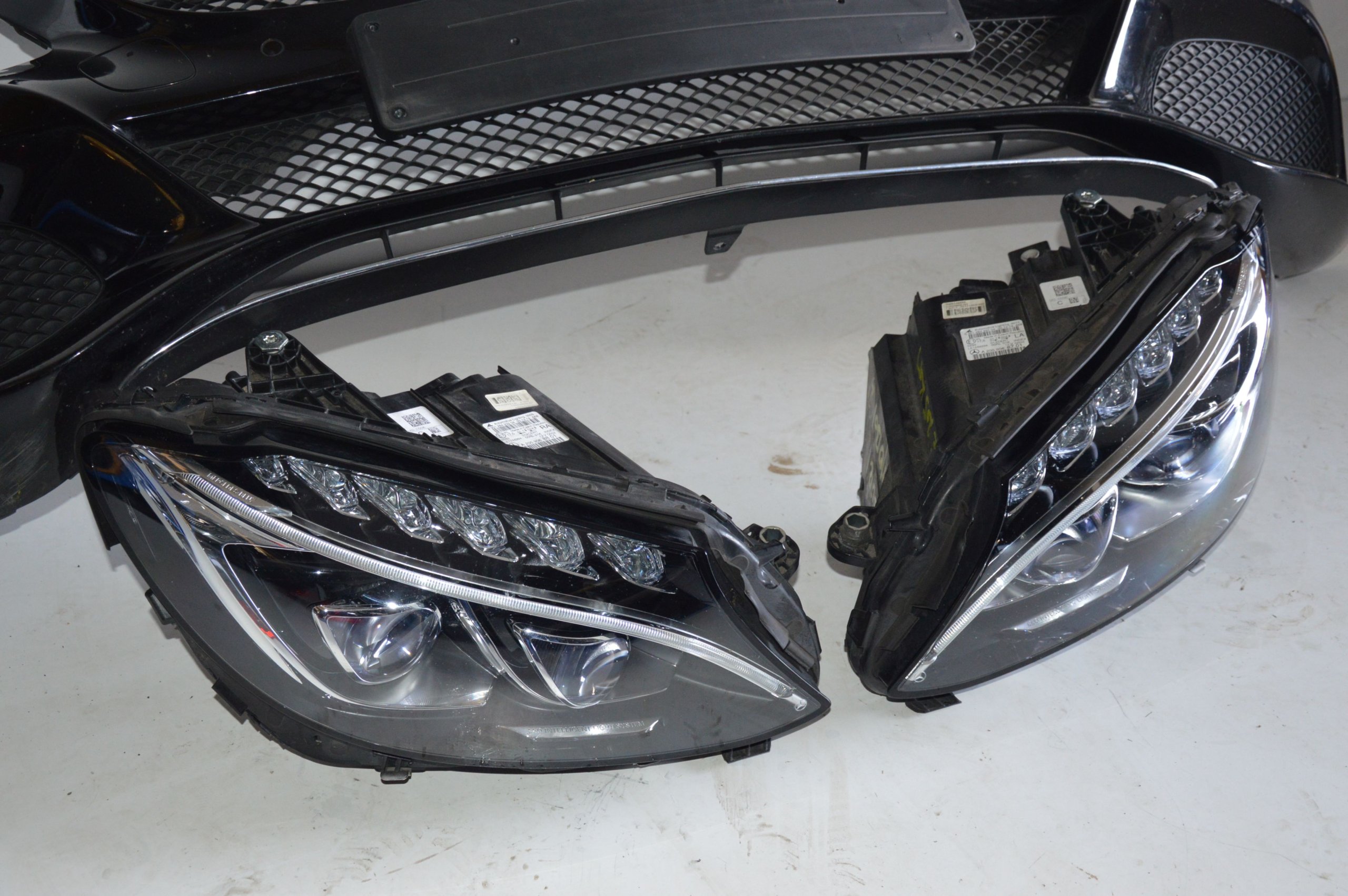 MERCEDES C KLASA W205 LAMPA FULL LED I ZDERZAK KOMPLETNY - obrazek 4