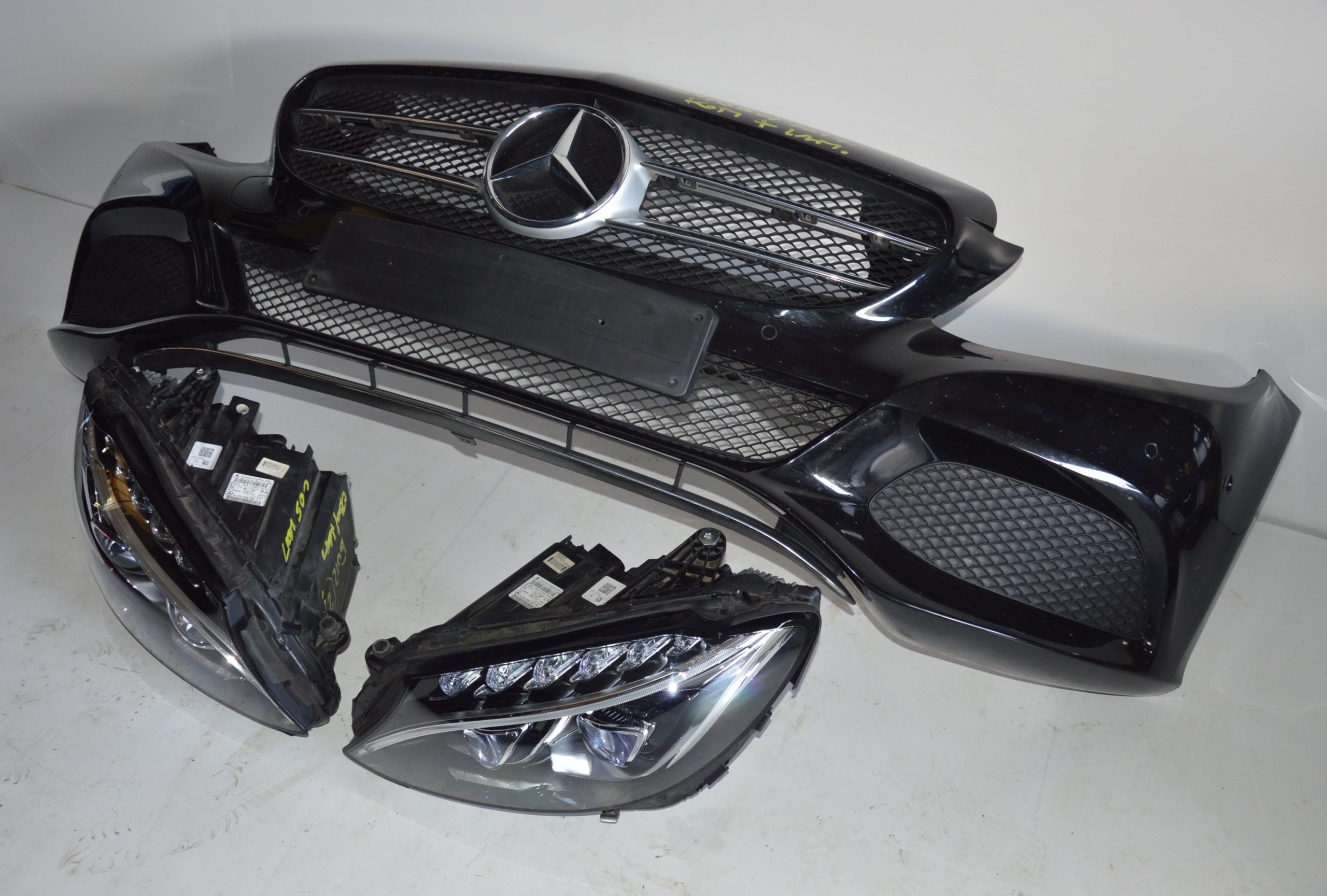 MERCEDES C KLASA W205 LAMPA FULL LED I ZDERZAK KOMPLETNY - obrazek 5