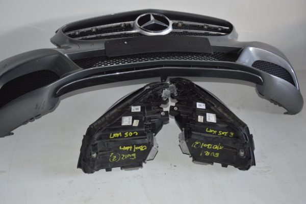 MERCEDES C KLASA W205 ZDERZAK MASKA LAMPA FULL LED - obrazek 3