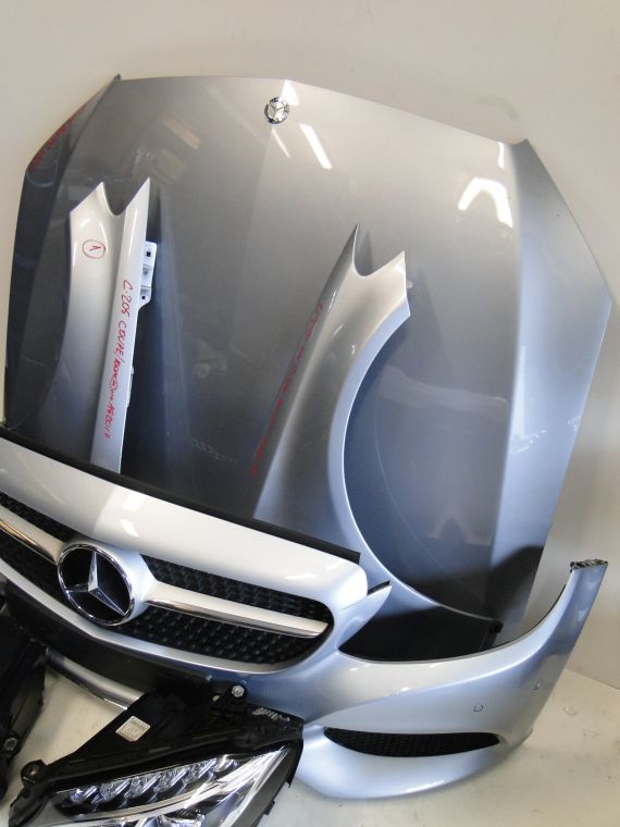 MERCEDES C KLASA W205 COUPE ZDERZAK MASKA BŁOTNIKI LAMPA - obrazek 5