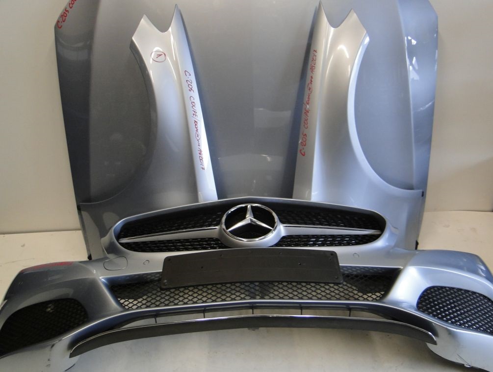 MERCEDES C KLASA W205 COUPE ZDERZAK MASKA BŁOTNIKI LAMPA - obrazek 7