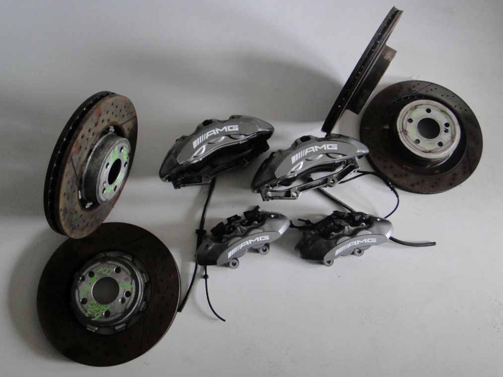 MERCEDES 63 AMG TARCZE ZACISKI KLOCKI KOMPLET - obrazek 14
