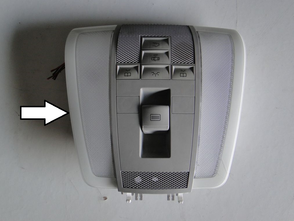 MERCEDES GLK X204 PRZEŁĄCZNIK ŚWIATŁA W PODSUFITCE KABINA - obrazek 2