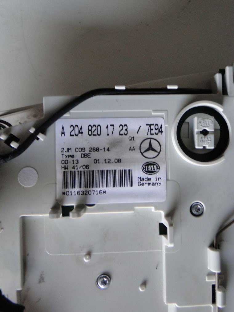 MERCEDES GLK X204 PRZEŁĄCZNIK ŚWIATŁA W PODSUFITCE KABINA - obrazek 3