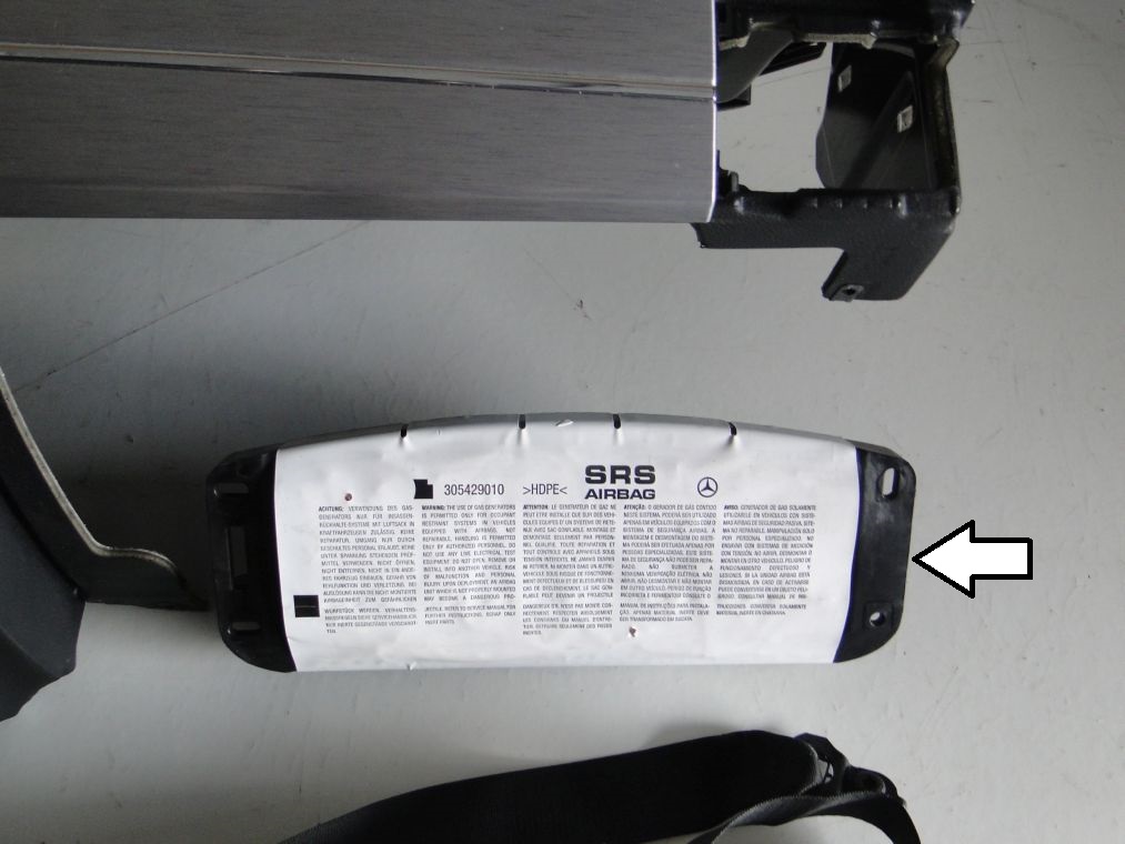 MERCEDES GLK X204 PODUSZKA