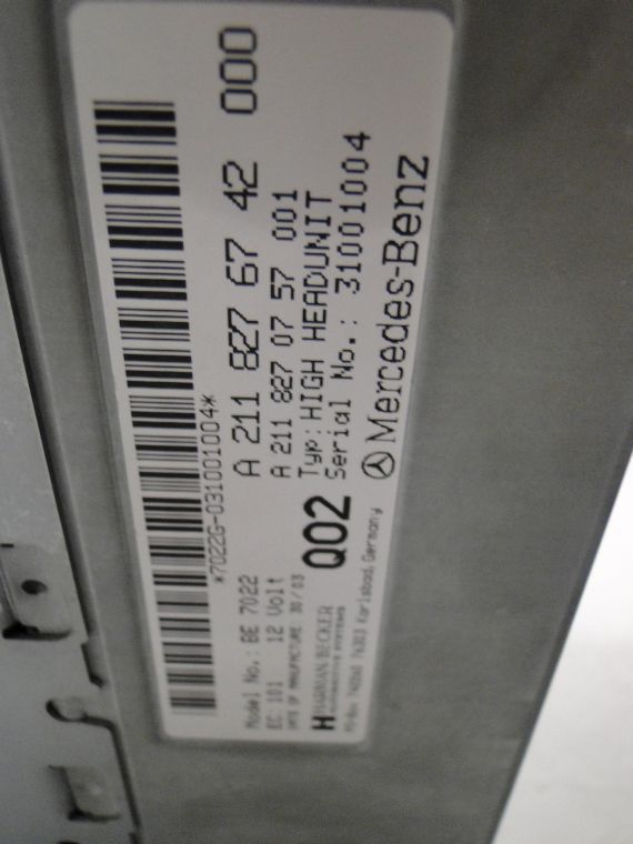 MERCEDES E KLASA W211 PO LIFCIE NAWIGACJA RADIO AP 50 - obrazek 7