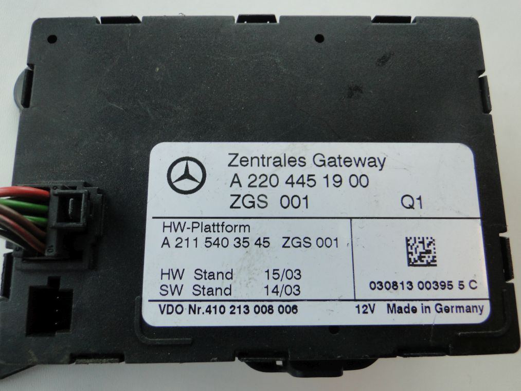 MERCEDES C KLASA W203 S KLASA W220 STEROWNIK GATEWAY A2204451900