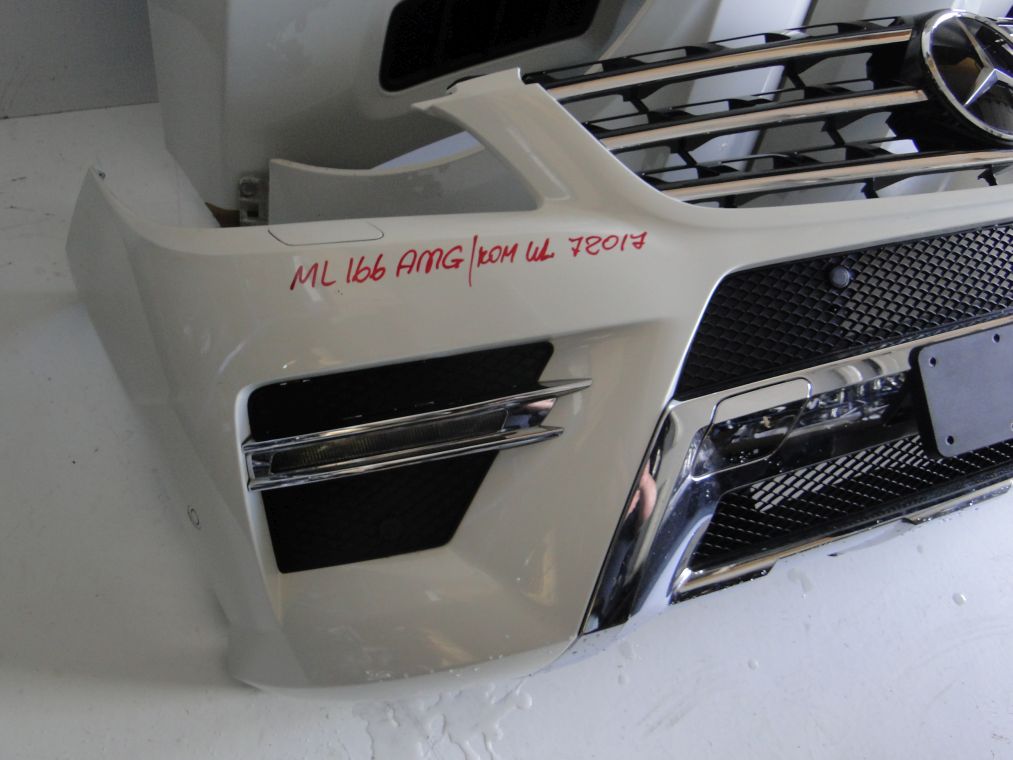 MERCEDES ML W166 ZDERZAK AMG PRZEDNI BIAŁY - obrazek 4
