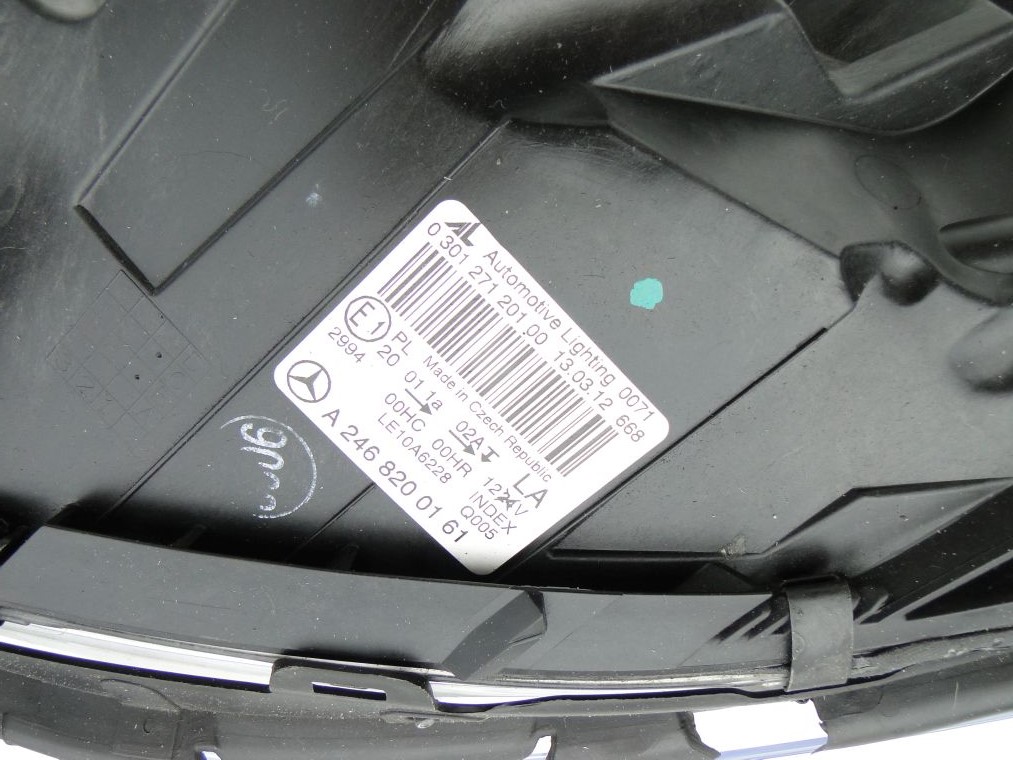 MERCEDES B KLASA W246 LAMPA H7 LEWA SZARY ŚRODEK - obrazek 6