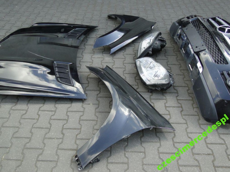 MERCEDES GL 164 PRZÓD MASKA PAS LAMPY BŁOTNIKI AMG