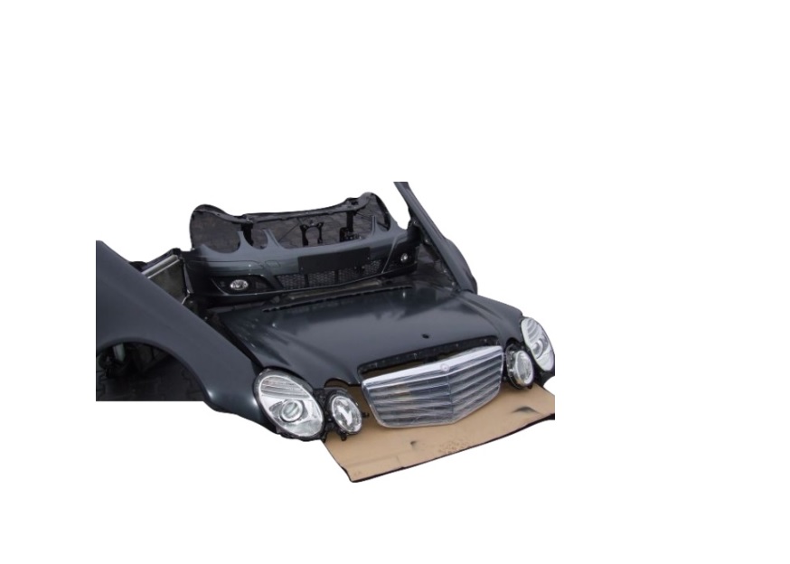 MERCEDES E 211 MASKA BŁOTNIK ZDERZAK LAMPA ORGI