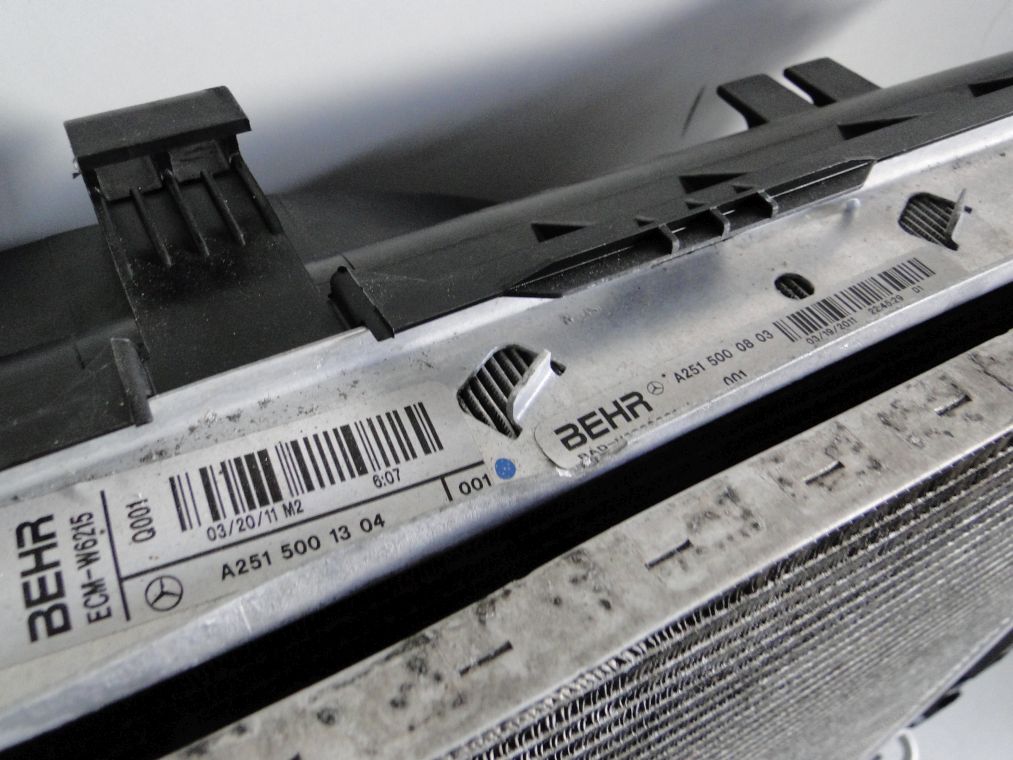 MERCEDES ML W164 GL R W251 LIFT CHŁODNICA WODY