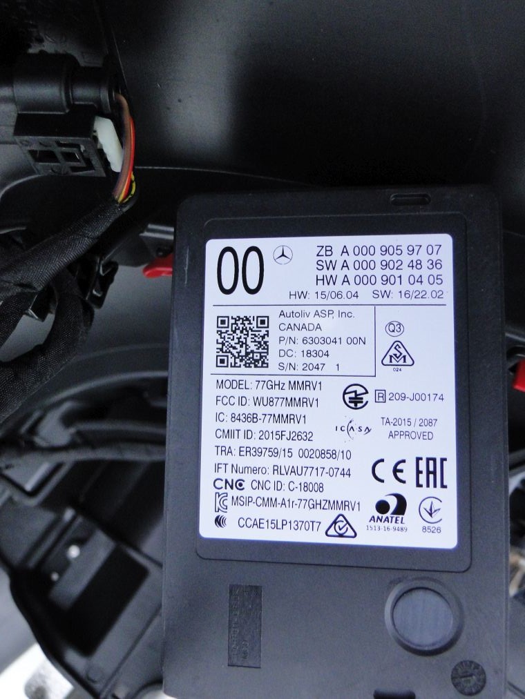 MERCEDES 257 W213 W238 W217 W222 RADAR A0009059707 - obrazek 2