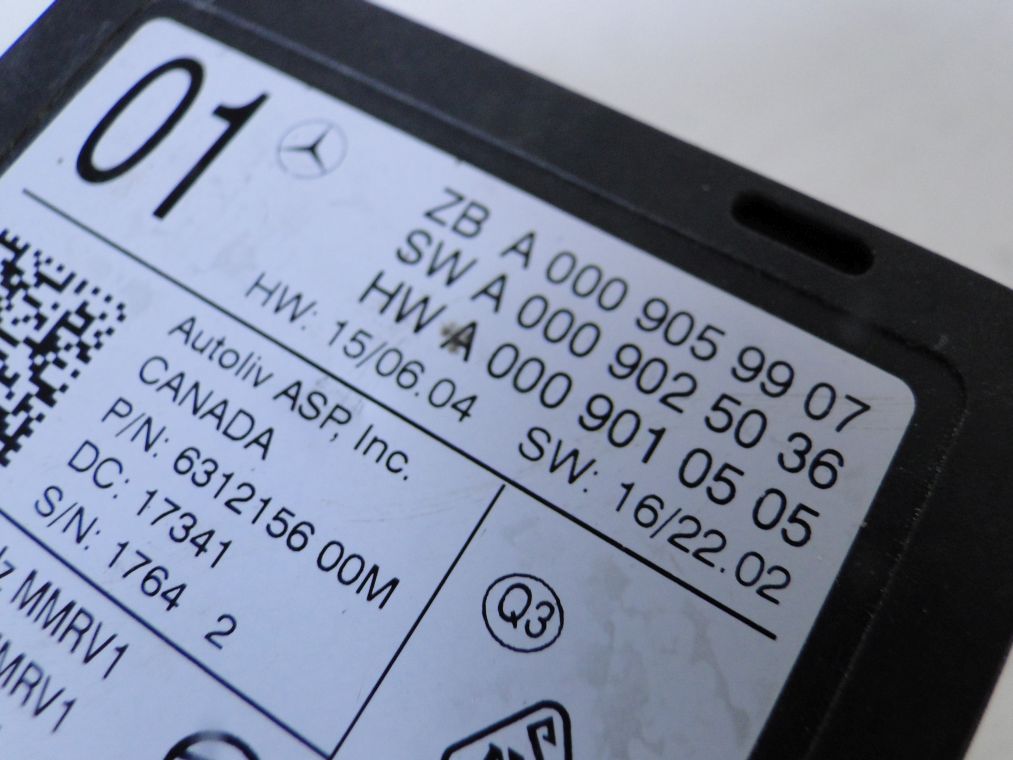 MERCEDES W217 W222 257 RADAR DISTRONIK A0009059907 - obrazek 3
