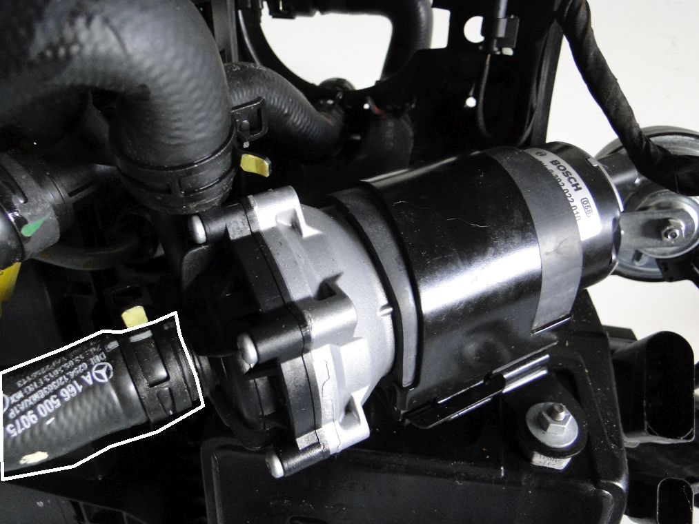 MERCEDES GLS 166 X166 GLE 292 COUPE WĄŻ POMPY WODY - obrazek 3