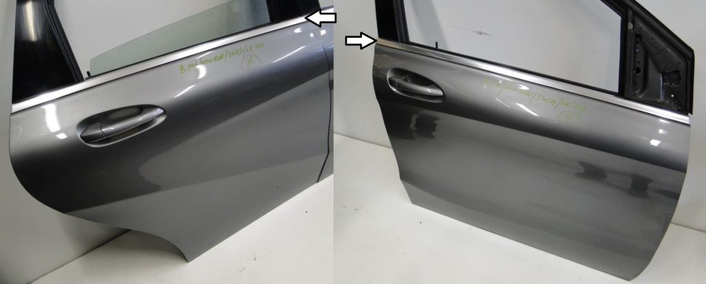 MERCEDES B KLASA 246 LIFT LISTWA PRAWA PRZY SZYBIE