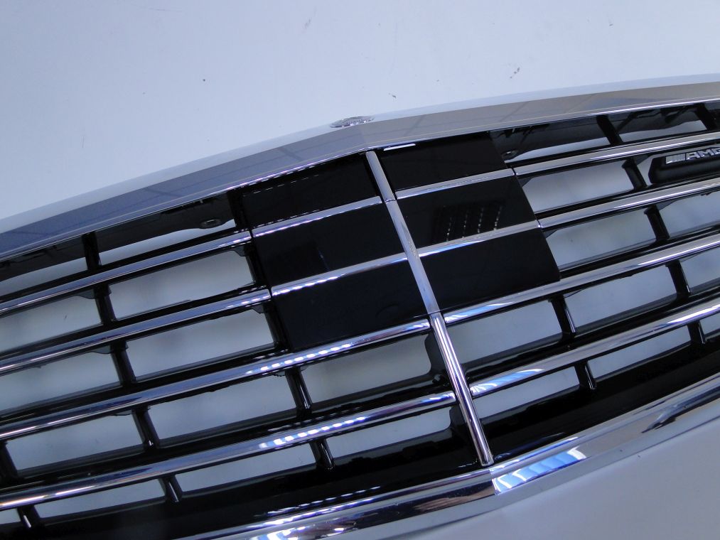 MERCEDES S KLASA W222 63 AMG GRILL ATRAPA AMG DISTRONIK - obrazek 4