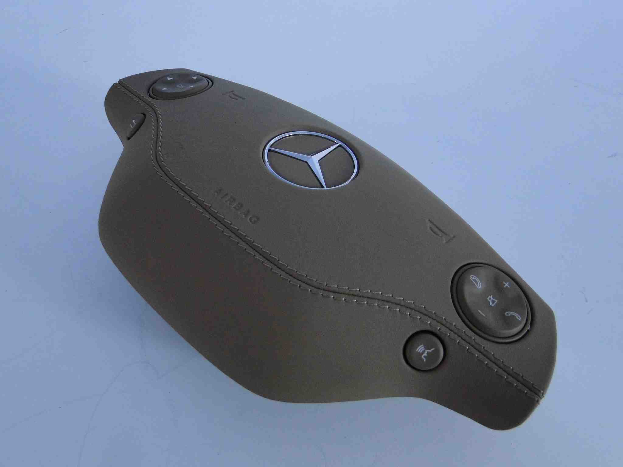 MERCEDES PODUSZKA POWIETRZNA W KIEROWNICĘ AIRBAG BRĄZOWA SKÓRA - obrazek 5