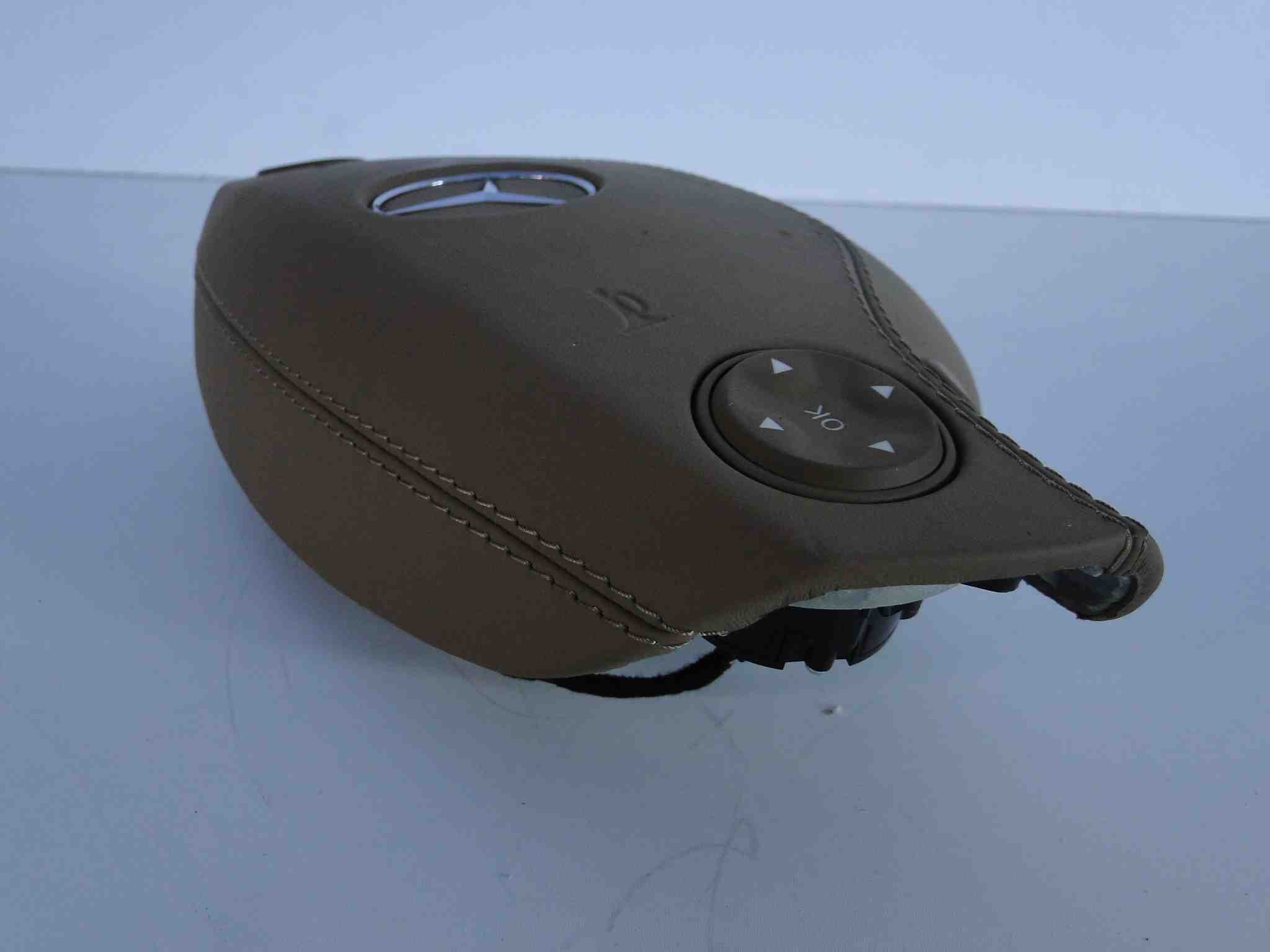 MERCEDES PODUSZKA POWIETRZNA W KIEROWNICĘ AIRBAG BRĄZOWA SKÓRA - obrazek 9