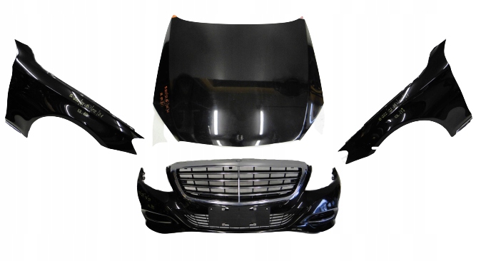 MERCEDES S KLASA W 222 MASKA ZDERZAK BŁOTNIKI 197