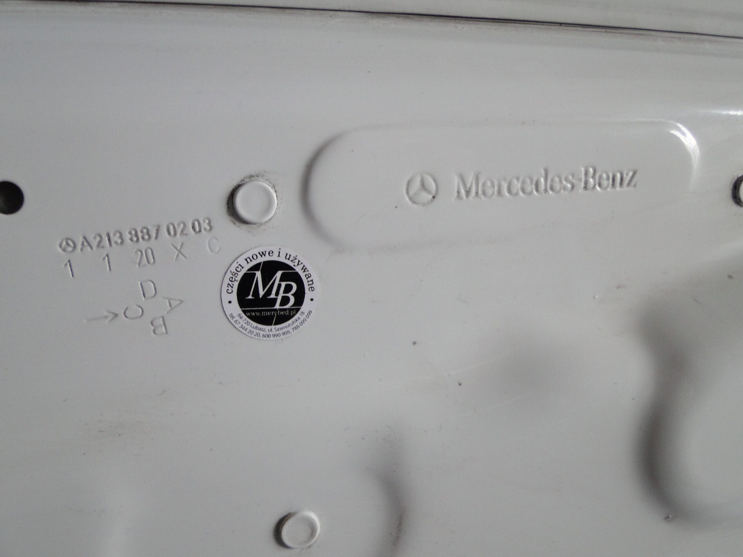 MERCEDES E 213 W213 MASKA POKRYWA SILNIKA - obrazek 6