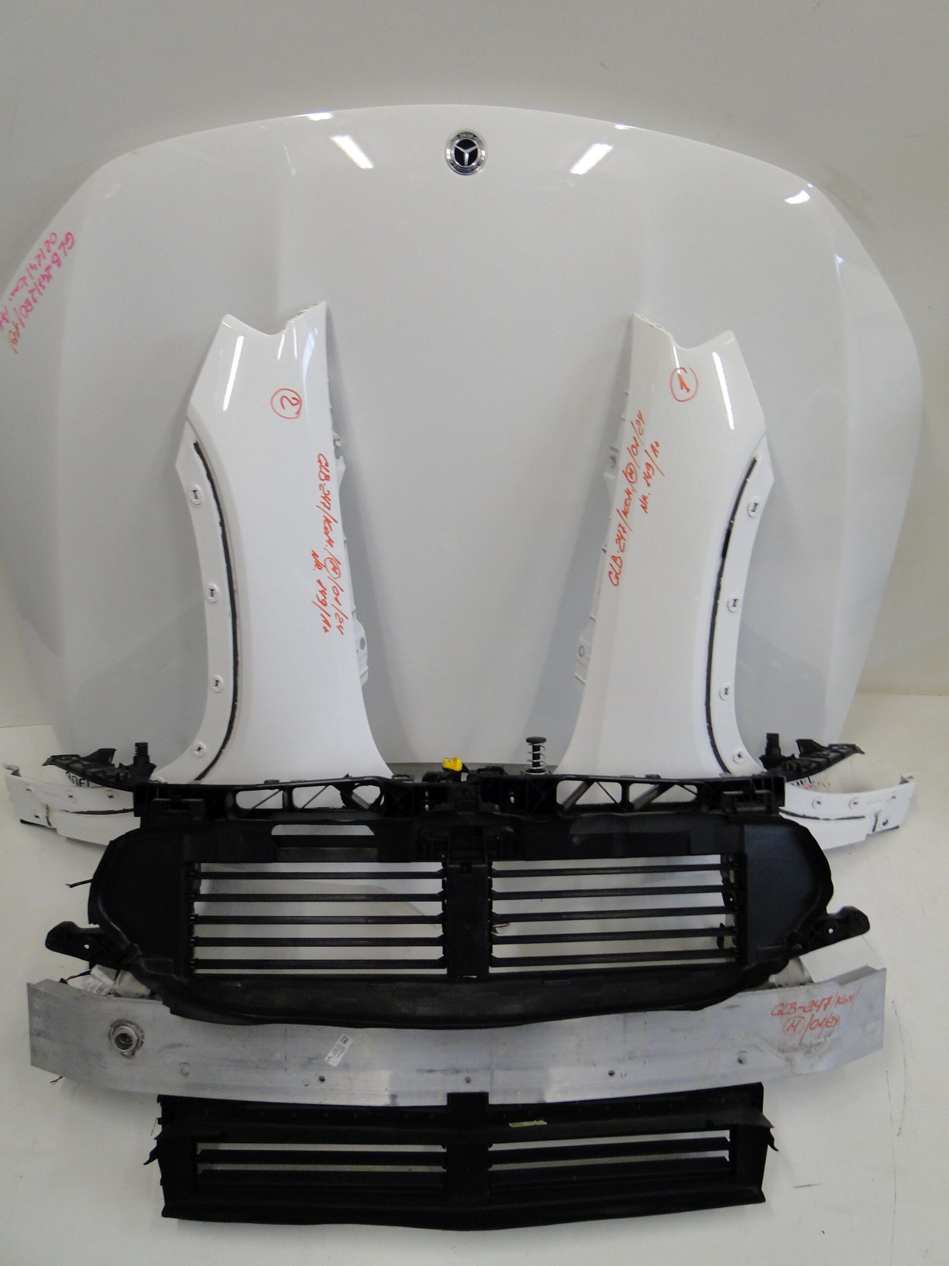 MERCEDES GLB 247 KOMPLETNY PRZÓD ZDERZAK MASKA LAMPY BŁOTNIK PAS AMG USA - obrazek 4