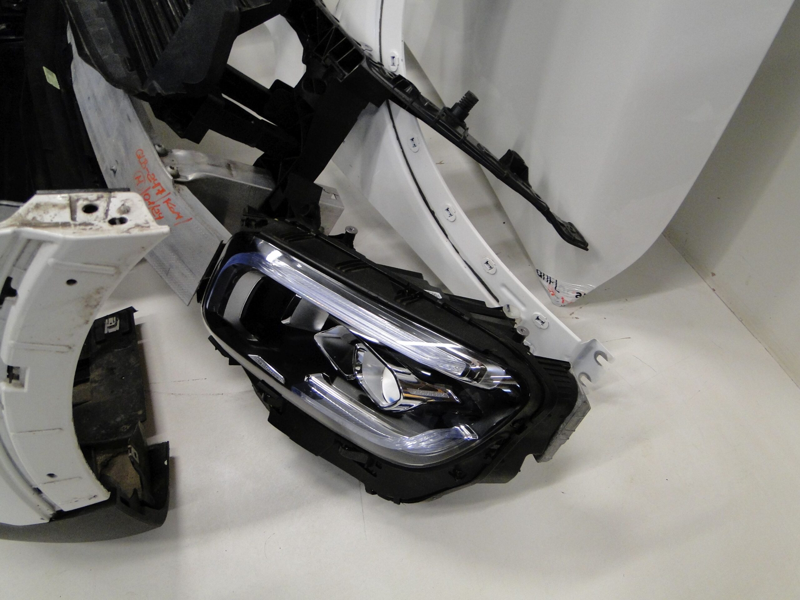 MERCEDES GLB 247 KOMPLETNY PRZÓD ZDERZAK MASKA LAMPY BŁOTNIK PAS AMG USA - obrazek 6