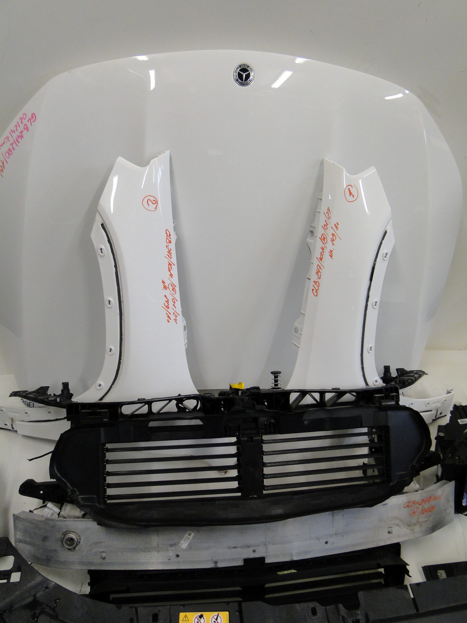 MERCEDES GLB 247 KOMPLETNY PRZÓD ZDERZAK MASKA LAMPY BŁOTNIK PAS AMG USA - obrazek 7