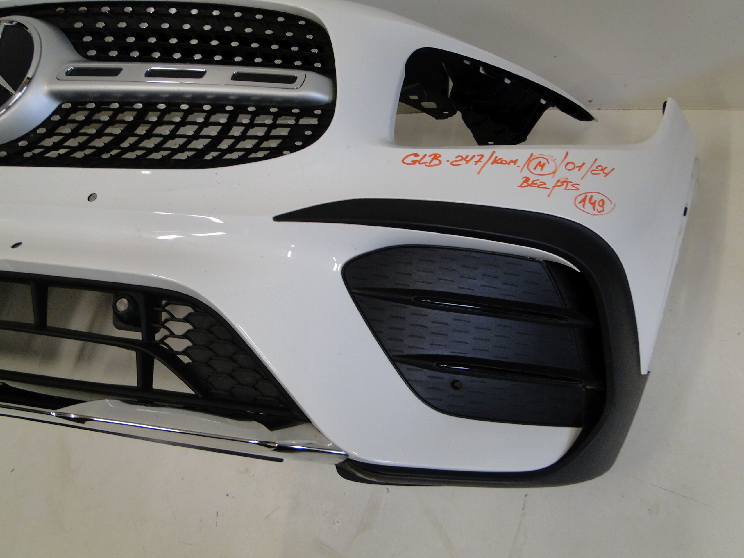 MERCEDES GLB 247 KOMPLETNY PRZÓD ZDERZAK MASKA LAMPY BŁOTNIK PAS AMG USA - obrazek 10