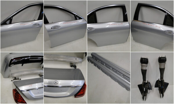 MERCEDES S KLASA 222 W222 217 C217 COUPE WÓZEK PRZEDNI ŁAWA SANKI