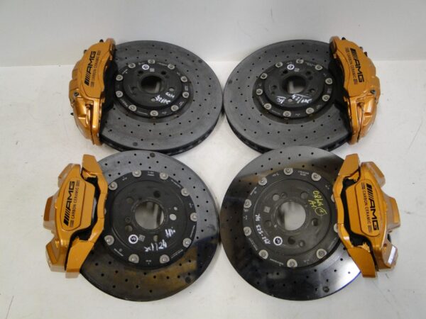 MERCEDES SL 232 R232 TARCZE HAMULCOWE ZACISKI KOMPLET CARBON CERAMIC 63 AMG