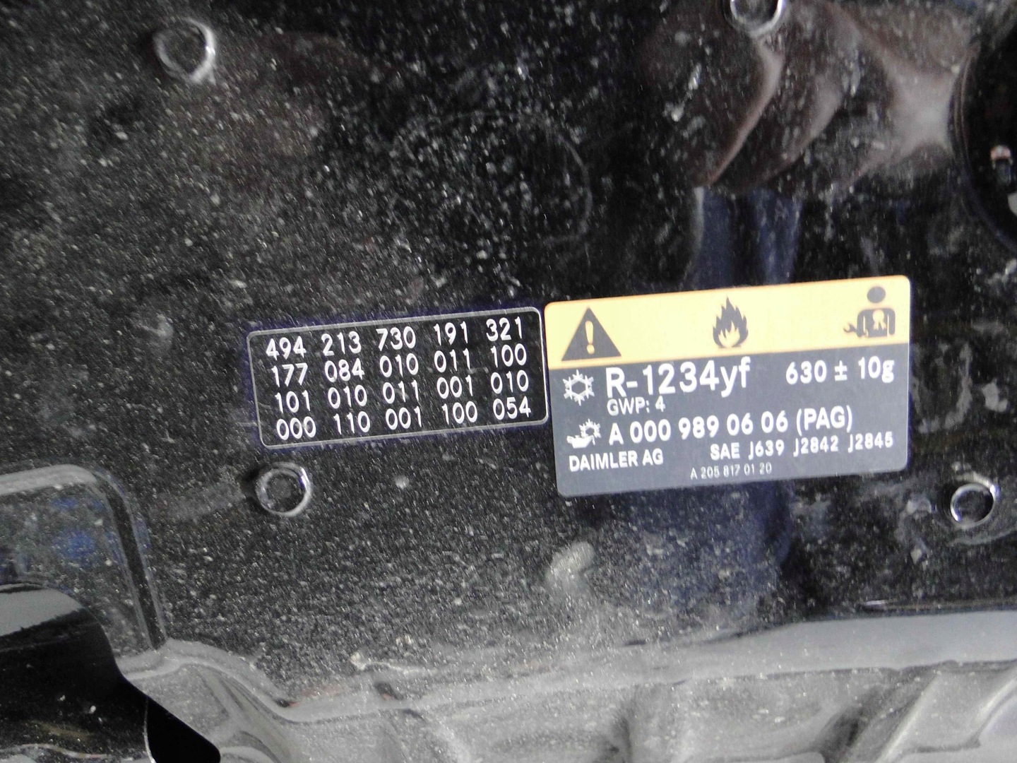 MERCEDES MASKA POKRYWA SILNIKA CZARNA 191 A KLASA W177 177 PRZED LIFTEM - obrazek 6