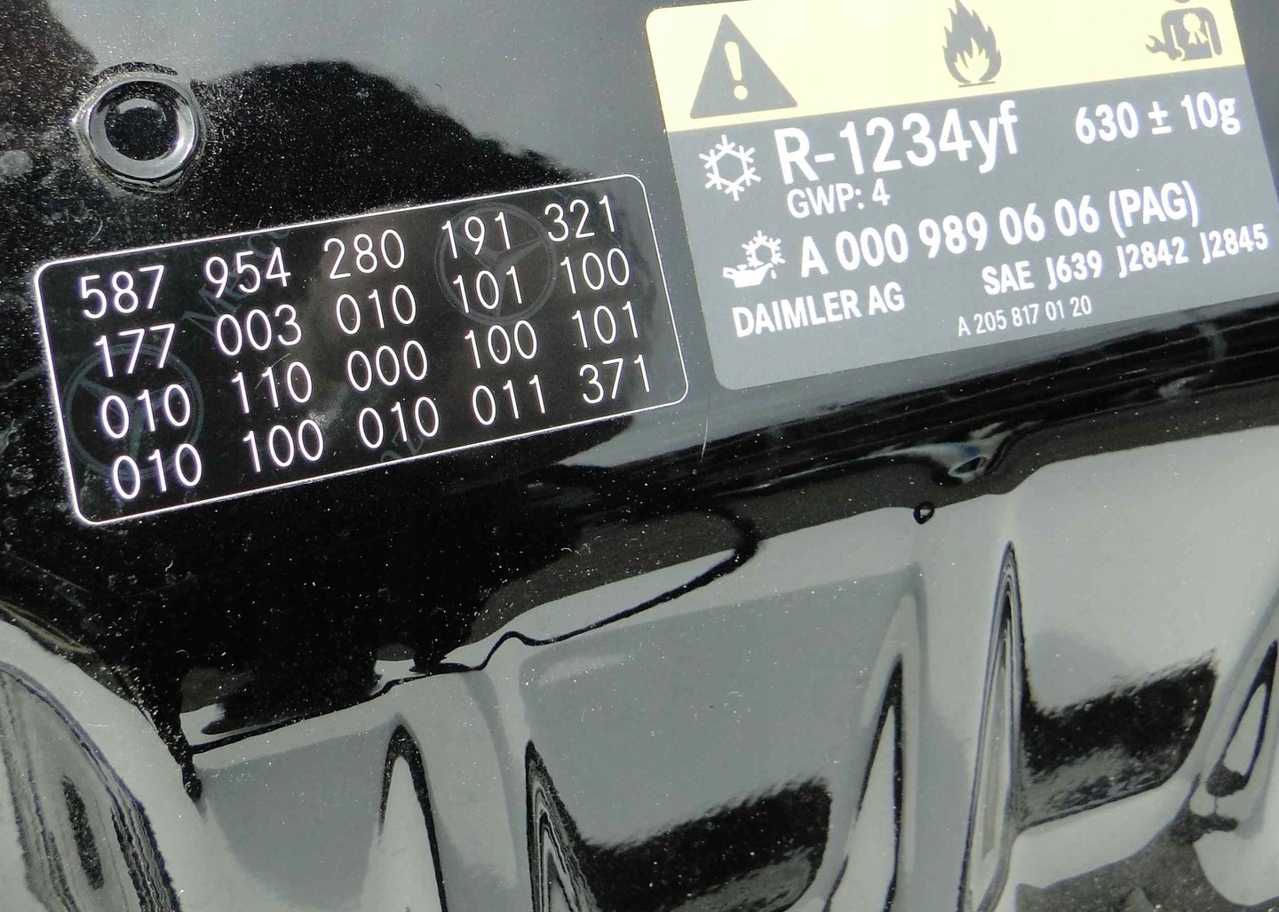 MERCEDES MASKA POKRYWA SILNIKA CZARNA 191 A KLASA W177 177 PRZED LIFTEM - obrazek 7