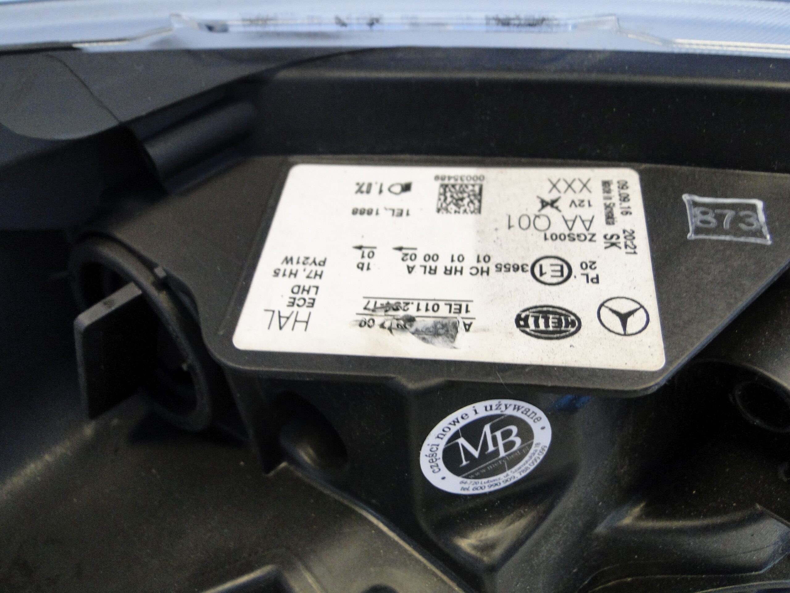 MERCEDES LAMPA PRZEDNIA LEWA VITO V KLASA 447 W447 A4479067700 LIFT H7 - obrazek 7