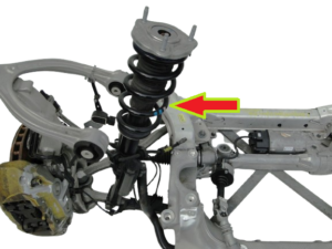 MERCEDES AMORTYZATOR PRZEDNI LEWY A2053207702 C KLASA 205 COUPE 43 AMG LIFT 4MATIC