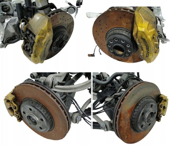 MERCEDES TARCZE ZACISKI KOMPLET C KLASA 205 43 AMG COUPE LIFT 360 320 MM 4MATIC