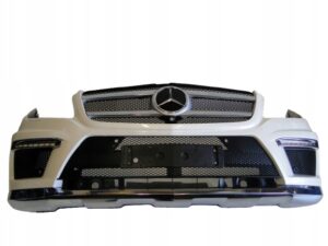 MERCEDES ZDERZAK PRZEDNI 63 AMG NA CZUJNIKI PTS i SPRYSKIWACZE GL X166 166