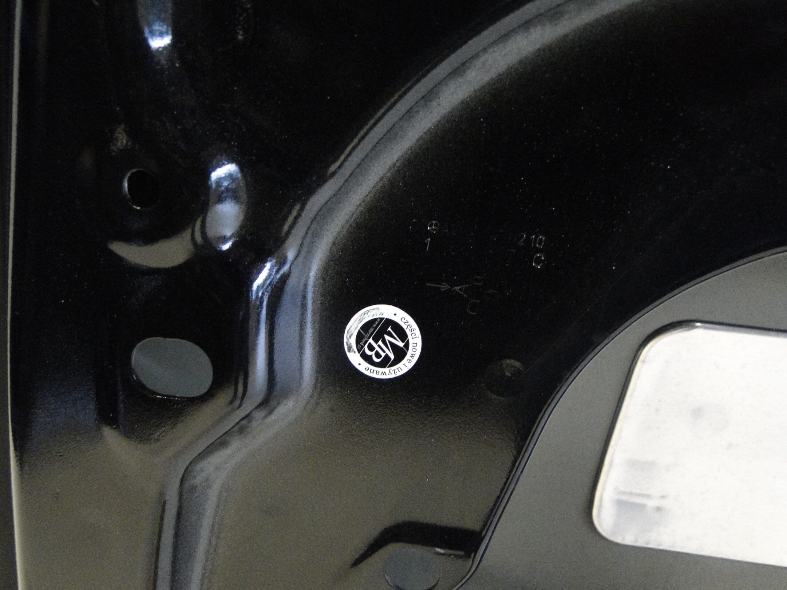 MERCEDES DRZWI PRZEDNIE PRAWE PRZÓD PRAWY 197 CZARNE C KLASA 205 W205 S205 - obrazek 11