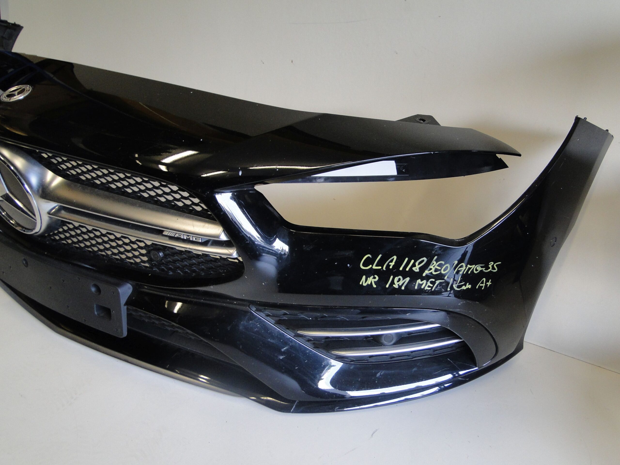 MERCEDES ZDERZAK PRZEDNI 35 AMG NA CZUJNIKI PTS CLA 118 C118 X118 W118 PRZED LIFTEM - obrazek 5