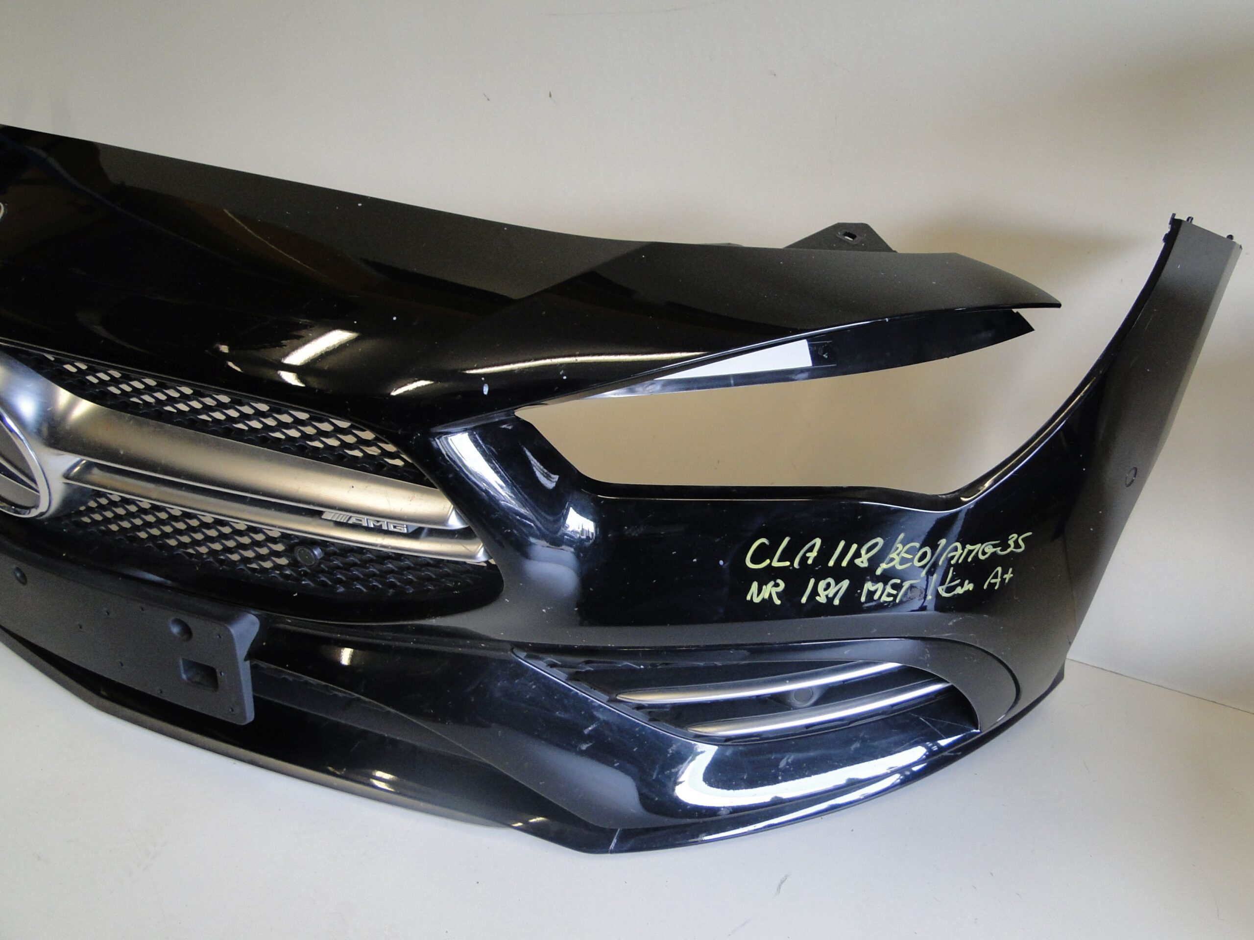 MERCEDES ZDERZAK PRZEDNI 35 AMG NA CZUJNIKI PTS CLA 118 C118 X118 W118 PRZED LIFTEM - obrazek 8