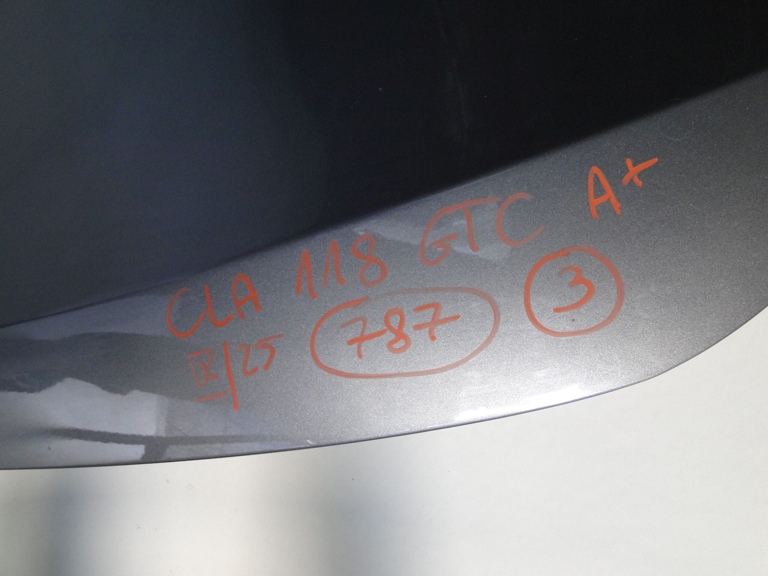 MERCEDES MASKA POKRYWA SILNIKA 45 AMG SZARA 787 CLA 118 C118 X118 W118 - obrazek 5