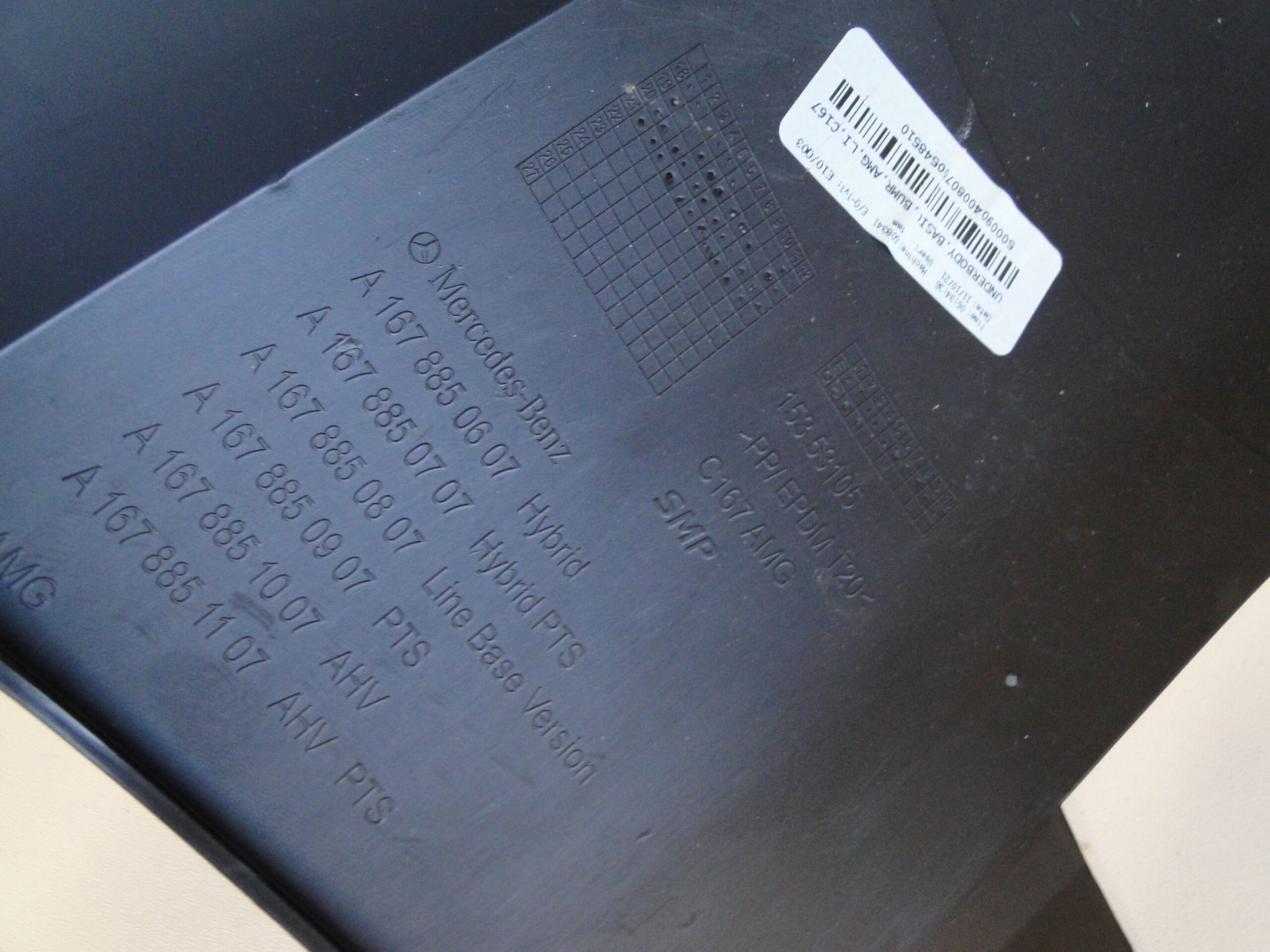 MERCEDES ZDERZAK TYLNY 53 AMG PTS DYFUZOR NA HAK GLE 167 C167 COUPE - obrazek 16