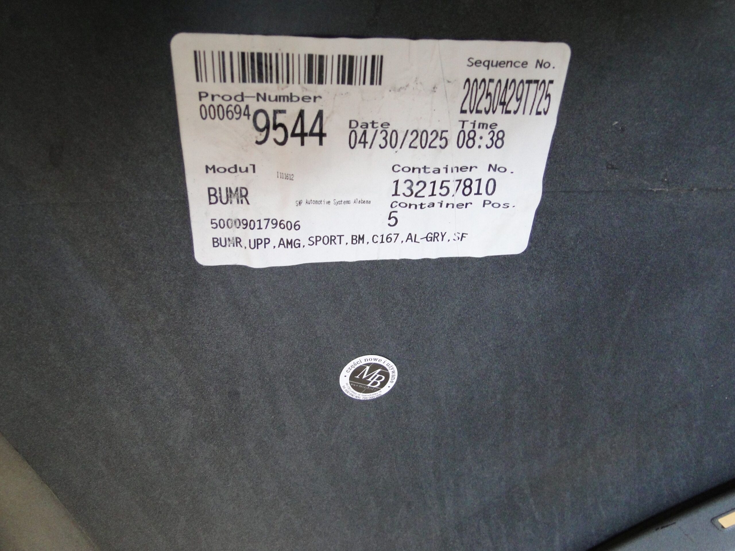 MERCEDES ZDERZAK TYLNY 53 AMG PTS DYFUZOR NA HAK GLE 167 C167 COUPE - obrazek 15