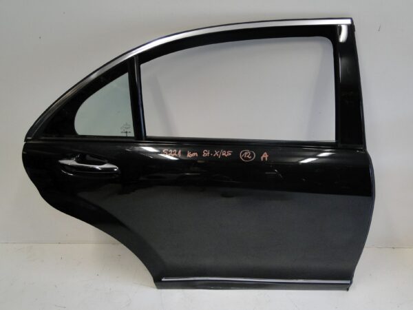 MERCEDES DRZWI TYLNE PRAWE CZARNE TYŁ PRAWY S KLASA 221 W221 LONG
