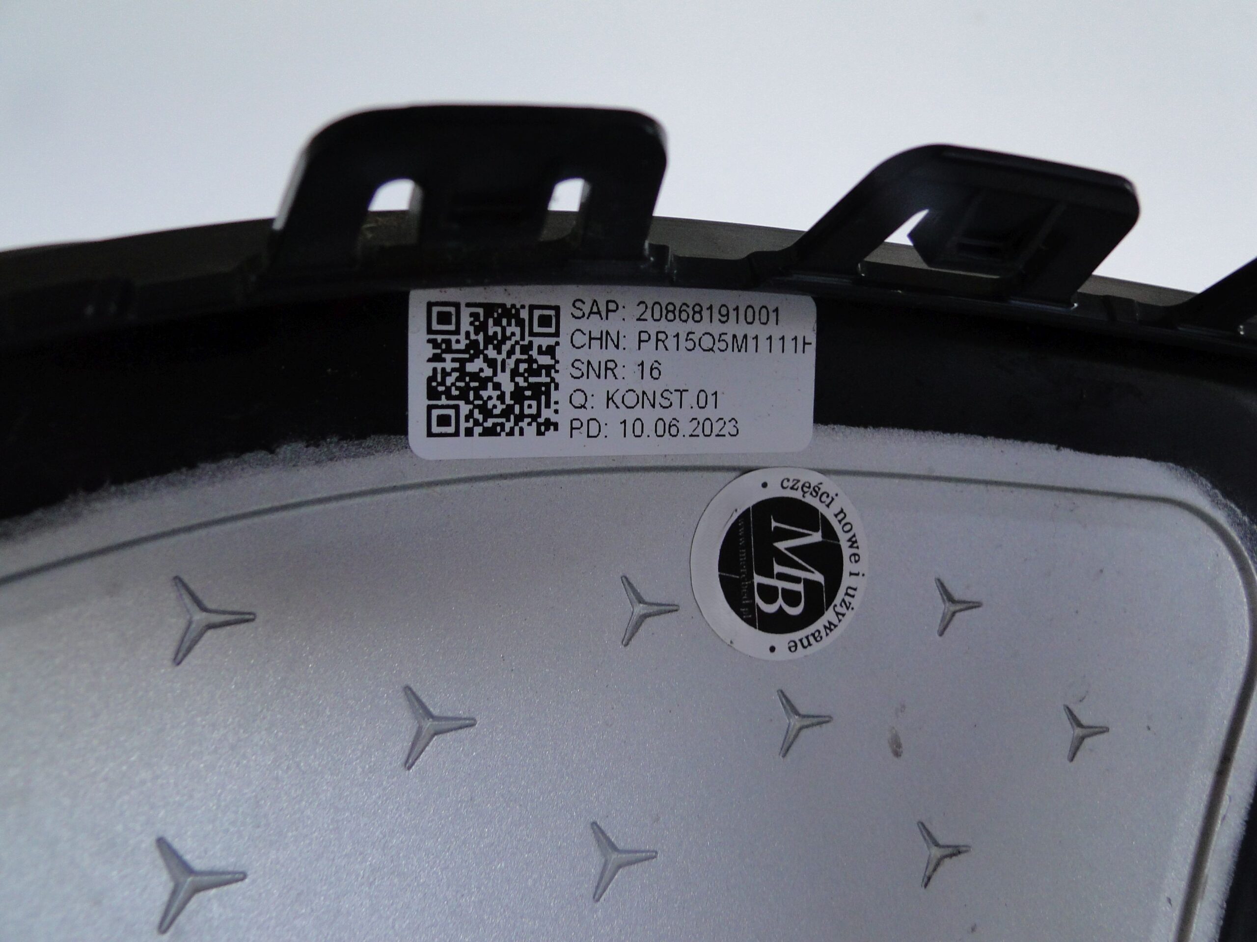 MERCEDES GRILL ATRAPA W ZDERZAK PRZEDNI KAMERA EQE 294 X294 SUV - obrazek 15