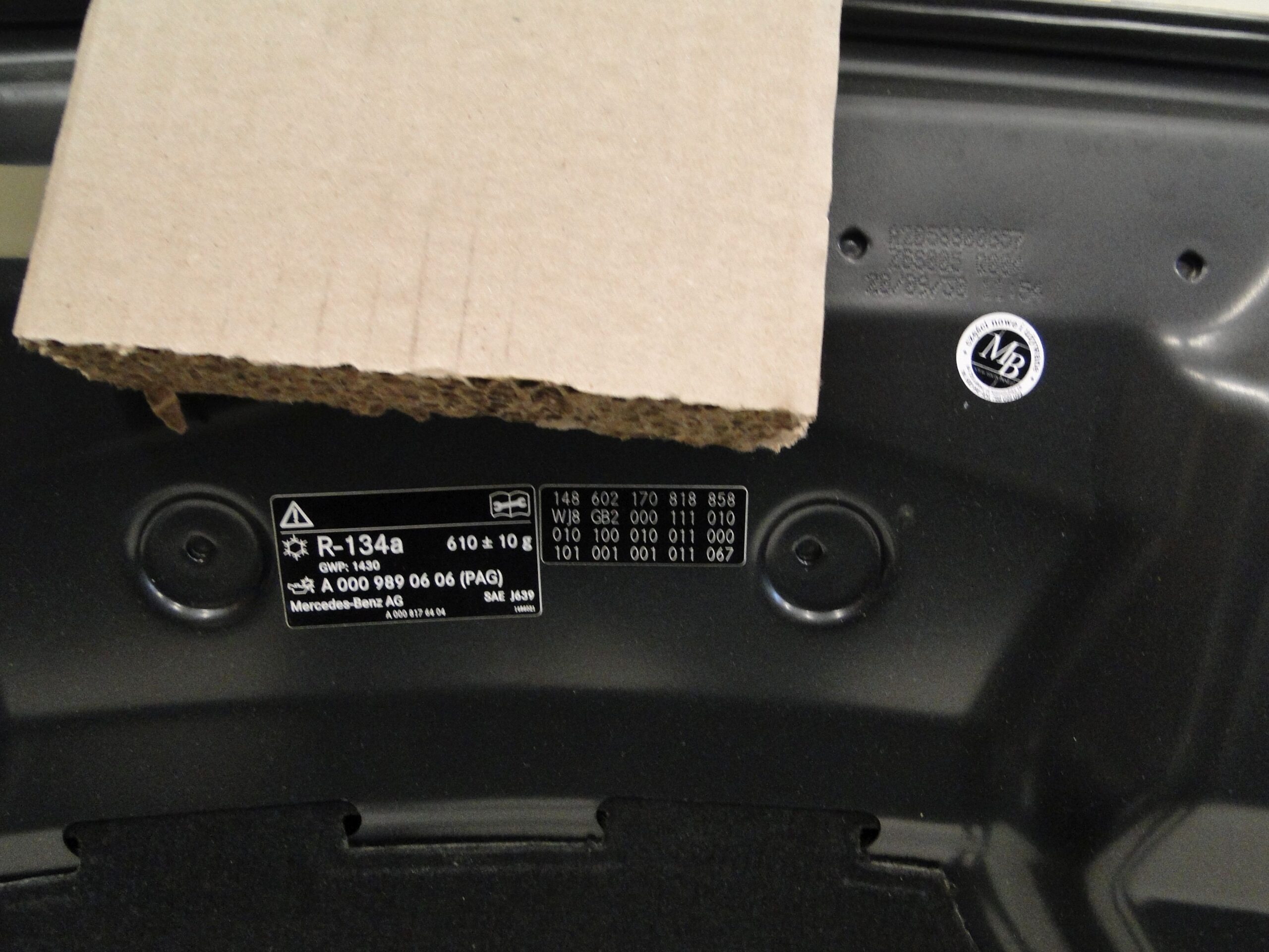 MERCEDES MASKA POKRYWA SILNIKA 63 AMG 818 SZARA C KLASA 205 W205 S205 C205 A205 - obrazek 14